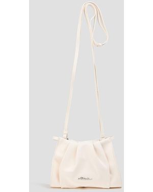 3.1 Phillip Lim Crossbody bag "blossom" aus leder mit falten - Natur