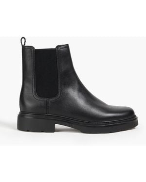 Vince Pinecrest Leather Chelsea Boots - Black