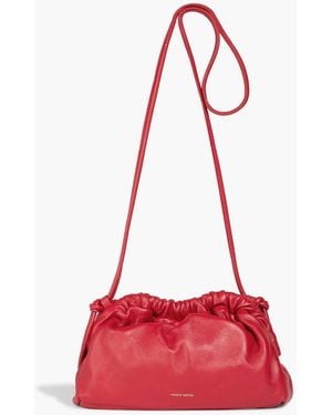 Mansur Gavriel Mini Cloud Leather Clutch - Red