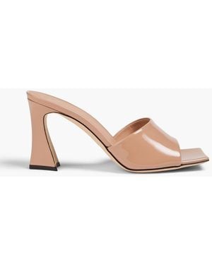 Giuseppe Zanotti Mules "solhene 85" in glanz-optik - Pink