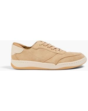 Vince Westside Suede Trainers - Natural