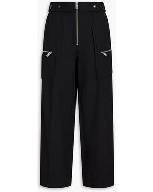 3.1 Phillip Lim Cotton-Blend Cargo Pants - Black