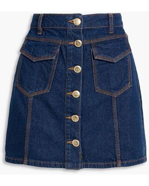 FARM Rio Denim Mini Skirt - Blue