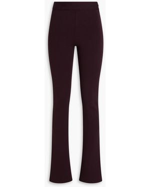 Courreges Knitted Slim-leg Pants - Purple