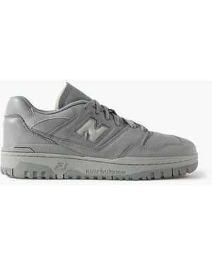 New Balance 550 Leather Sneakers - Gray