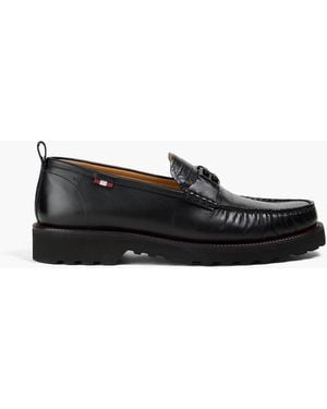 Bally Nolam Croc-Effect Leather Loafers - Black