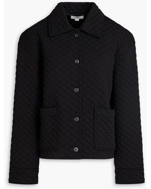 Vince Quilted Cotton-blend Jacket - Black