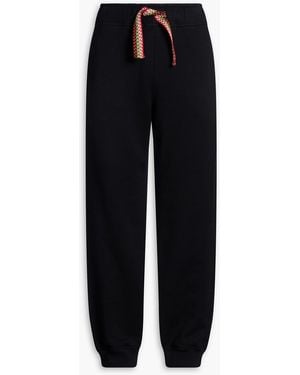 Lanvin Cotton-Fleece Joggers - Black