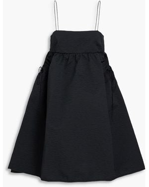 Cecilie Bahnsen Lisbeth Cloqué Dress - Black