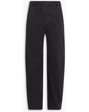 Palmer//Harding High-rise Tapered Jeans - Blue