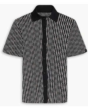 Rag & Bone Payton Crocheted Shirt - Black