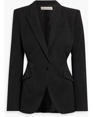 McQueen Wool Blazer - Black