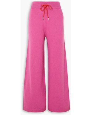 Goldbergh Will Knitted Wide-leg Pants - Pink