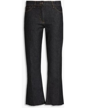 Magda Butrym Mid-Rise Kick-Flare Jeans - Black