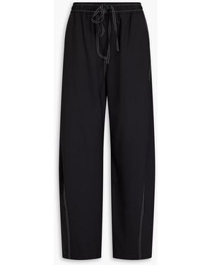 Rejina Pyo Una Canvas Wide-leg Trousers - Black