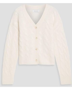 NAADAM Cable-Knit Cashmere Cardigan - Natural