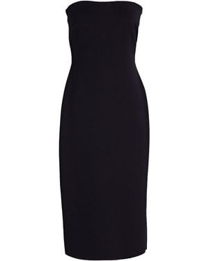 Rosetta Getty Strapless Stretch-ponte Dress - Blue