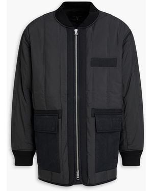Rag & Bone Delta Quilted Shell Jacket - Black