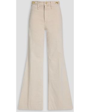 Rag & Bone Skylar High-rise Flared Jeans - Natural
