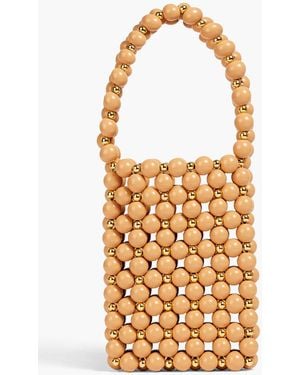 Vanina Sicilia Beaded Tote - Pink