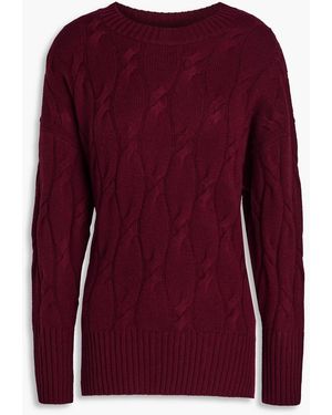 arch4 Whitsan Cable-Knit Cashmere Jumper - Purple