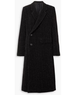 Petar Petrov Metallic Ribbed Corduroy Coat - Black