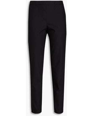 Theory Cotton-blend Twill Slim-leg Pants - Black