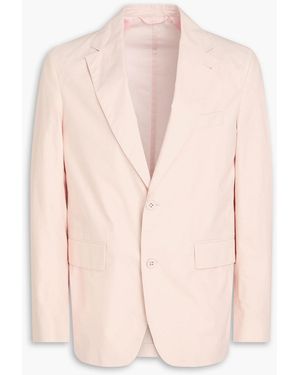 Officine Generale Arthus Cotton-poplin Suit Jacket - Pink