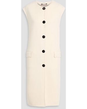 Marni Wool And Cashmere-Blend Vest - Natural