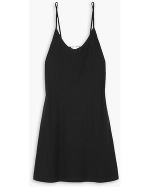 Skin Essentials Pima Cotton-jersey Chemise - Black