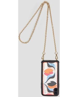 PUCCI Printed Faux Textured-leather Iphone X/xs Case - White