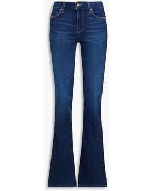 PAIGE High-rise Bootcut Jeans - Blue