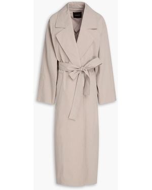 A.Emery Fields Cotton-blend Trench Coat - Natural