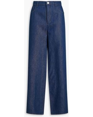 Theory Hoch sitzende jeans mit geradem bein - Blau