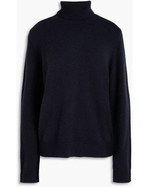 Theory Cashmere Turtleneck Top - Blue
