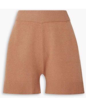 Frankie Shop Juno Wool-blend Shorts - White