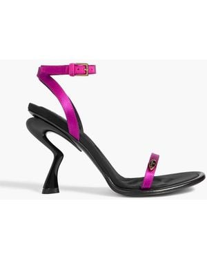 PUCCI Emilio 80 Satin Sandals - Pink