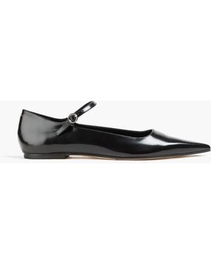 Aeyde Mary-jane-ballerinas "cleo" aus leder - Schwarz