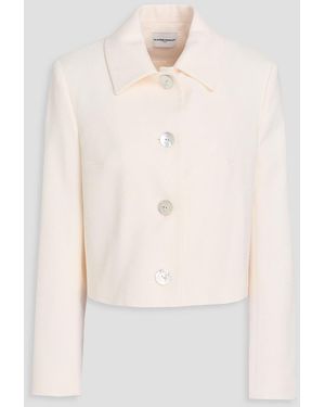 Claudie Pierlot Bouclé-Tweed Jacket - White