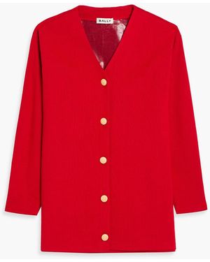 Bally Knitted Jacket - Red