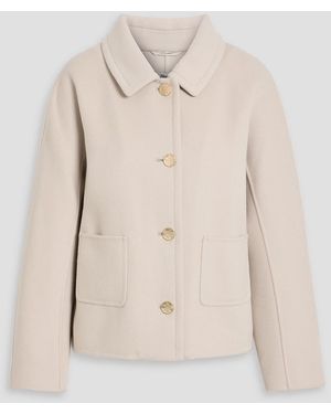 Max Mara Sogno Wool-Felt Jacket - Natural