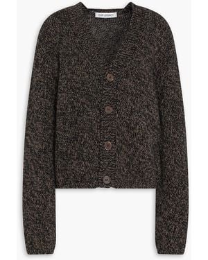 Our Legacy Cardigan "academy" aus melierter wolle - Schwarz