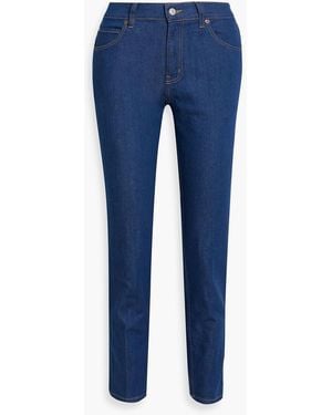 Victoria Beckham High-rise Slim-leg Jeans - Blue