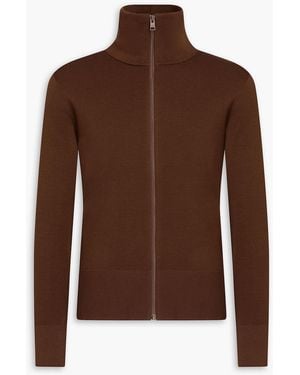Sandro Wool-Blend Cardigan - Brown