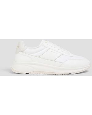 Axel Arigato Genesis Mesh And Leather Trainers - White