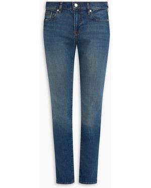 FRAME Skinny jeans "l'homme" aus denim - Blau