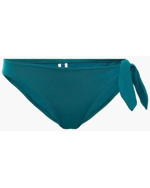 Maison Lejaby Norma Jeane Knotted Low-Rise Bikini Briefs - Blue