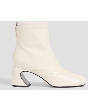 3.1 Phillip Lim Id Leather Ankle Boots - White