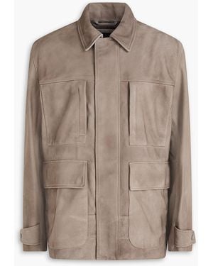 Rag & Bone Pace Suede Jacket - Brown