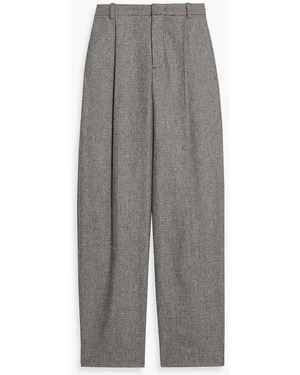 Vince Jacquard Wide-leg Trousers - Grey